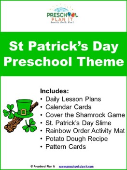 Preview of St. Patrick's Preschool Theme