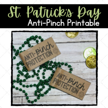 Preview of St. Patrick's Printable Tag