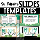 St. Patrick's Shamrock Slides Templates | Digital Learning