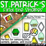 St. Patrick's Shapes - Find the Room - March Math Centers 