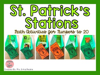 Preview of St Patrick's Stations! Number Sense to 20
