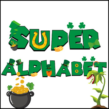 Preview of St. Patrick's Super Mario Alphabet, Mario Font