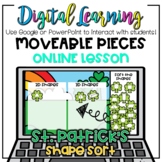 St. Patrick's Theme 2D/3D Shape Sort -ONLINE Distance Lear