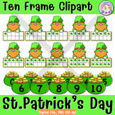 St.Patrick's day Ten frame template, St.Patrick's day Ten 