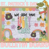 St. Patricks day bulletin board kit | March bulletin board