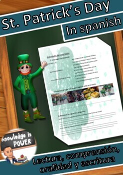 Preview of St. Patrick's Day Spanish 2 Lecturas y 6 Actividades Variadas Distance Learning