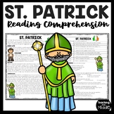 Saint Patrick (the person) Reading Comprehension Worksheet