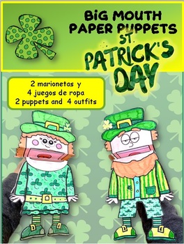 Preview of St. Patricks Big Mouth Paper Puppets