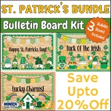 St. Patricks Bulletin Board Kit Bundle-March Leprechaun De