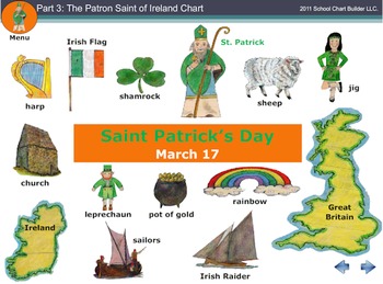 Preview of St. Patrick's Clip Art from School Chart Builder's Holiday Series