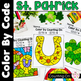 St. Patricks Counting On Addition Worksheets - Kindergarte