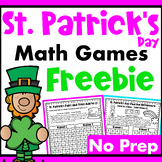 Free St. Patrick's Day Math Games - Addition and Subtracti