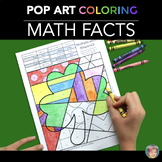 St. Patrick's Day Math Fact Color by Number Coloring Pages