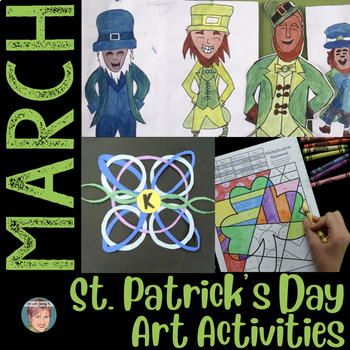 Preview of March BUNDLE St. Patrick's Day Activities | Great Set of St Patrick's Day Crafts