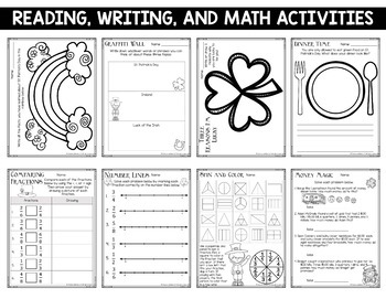 St. Patrick's Day Activities and Printables grades 3-5 by Create-Abilities