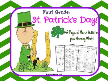 Preview of St. Patrick's Day 1st Grade Packet