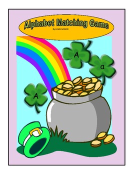 Preview of St. Patrick's Day ABC Matching Game