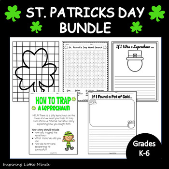 Preview of St Patricks Day Activities BUNDLE | St. Patrick's Day Resources