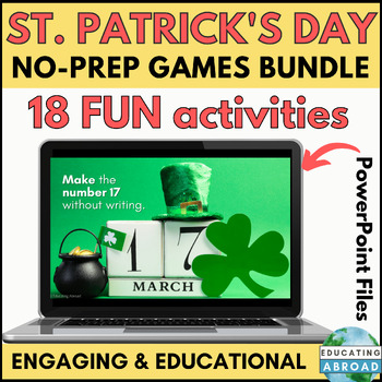 Preview of St. Patrick's Day Games for Kids | 18 Fun and Educational Activities for March