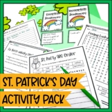 St Patricks Day Activities March Math Reading & Grammar Ce