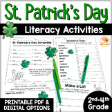 St Patricks Day Literacy Activities and Worksheets