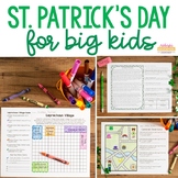 St. Patrick's Day for Big Kids | Print and Digital Versions