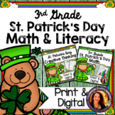 St. Patrick's Day Math & Literacy Activities for 3rd | PRI