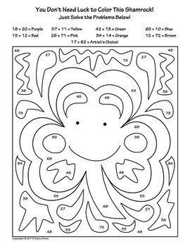 st patrick's day activity coloring pagesmary straw  tpt