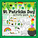 St Patricks Day Games & Crafts Activties Bundle