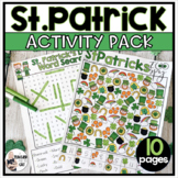 St Patricks Day Activity Pack| March Early Finisher | Word