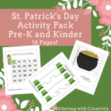 St. Patrick's Day Activity Pack: Preschool, Pre-K, Kinderg