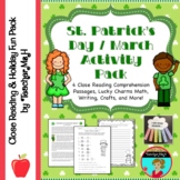 St. Patrick's Day Activity Pack: Close Reading, Math, Writ