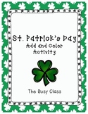 St. Patrick's Day Add and Color Activity