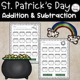 St. Patrick's Day Addition and Subtraction
