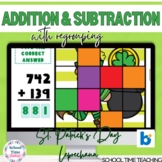 St Patricks Day Addition & Subtraction Uncover the Picture