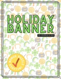 St Patricks Day Banner & Bonus Puzzle Grades 4-12 i-Spy Ac