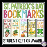 St. Patrick's Day Bookmarks - Funny Student Gift for St. P