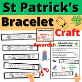 St Patricks Day Bracelet Craft Activities St Pattys and Bo