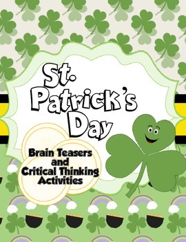 Preview of St. Patrick's Day Brain Teasers and Puzzles