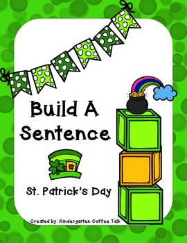 Preview of St. Patrick's Day Build a Sentence