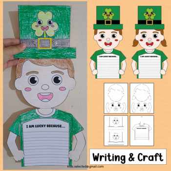 St Patricks Day Bulletin Board Leprechaun Writing Prompts Activities 