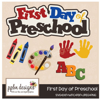 first day of preschool clip art