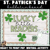 St. Patricks Day Bulletin Board and Lucky Reader Writing
