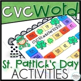 St Patricks Day CVC Words Worksheets Reading Activities and Games