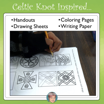Preview of Celtic Knots Drawing Practice | Great St. Patricks Day Drawing Activity