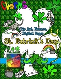 St. Patrick's Day Clip Art, Boarders and Digital Paper