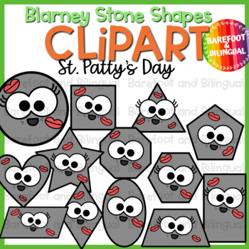 Preview of St Patricks Day Clipart - Blarney Stone Shapes - St. Patrick's Day Clip Art
