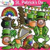St. Patricks Day Clipart Images: Leprechaun Shamrock & Gol