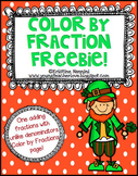 St. Patrick's Day Color by Fraction Freebie!