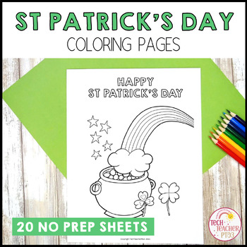 Preview of St Patrick's Day Coloring Pages